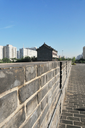 Beijing West Gate towersの写真素材