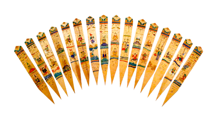 Naxi worship rituals wind wood posterのeditorial素材