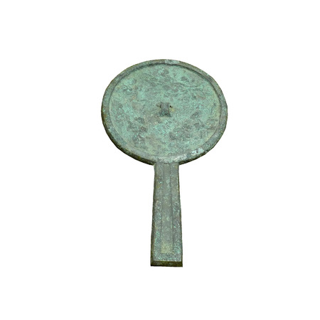 Jin Dynasty relics of ancient bronze mirror handleのeditorial素材