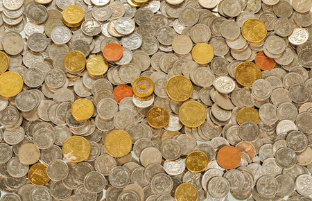 Australian coins for the backgroundの写真素材
