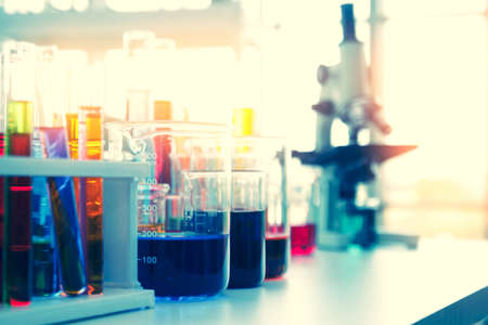 Scientific equipment group in the laboratory to search for antiretroviral drugs. Concepts of...