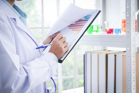 Asian researchers record data on scientific experiments To find an inhibitor of the spread of...