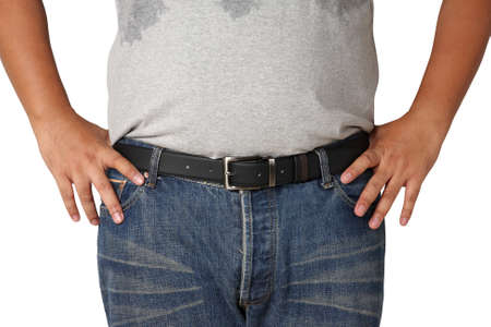 Men wear gray sweat shirts at the shirt due to hot weather.
