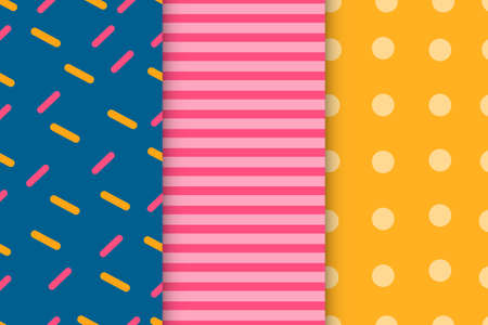 pack collection abstract geometric patterns designのイラスト素材