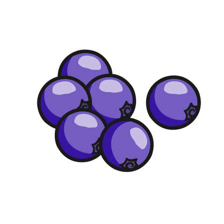 grape icon color design vectorのイラスト素材