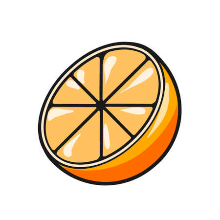 orange icon color design vectorのイラスト素材