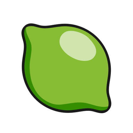 lemon icon color design vectorのイラスト素材
