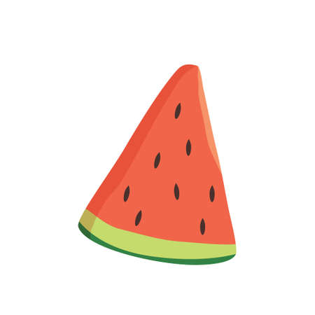 watermelon design vector illustration objects, fresh fruit and organic fruit foodのイラスト素材