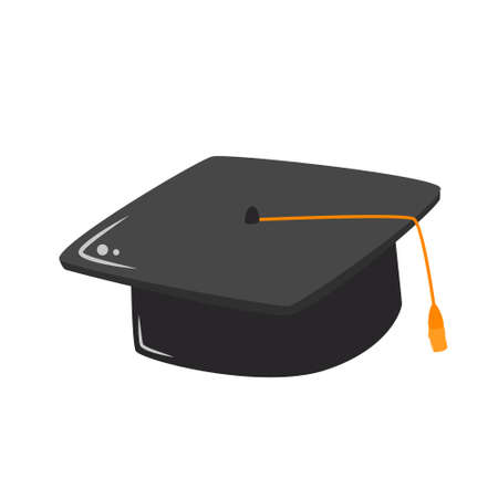 graduation hat design vector object illustrationのイラスト素材