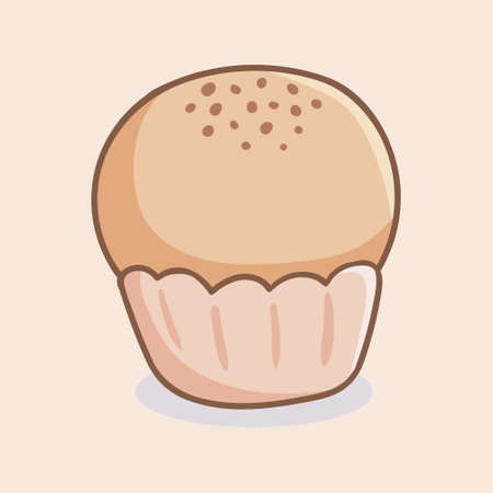 cupcake cupcake design vector object illustrationのイラスト素材