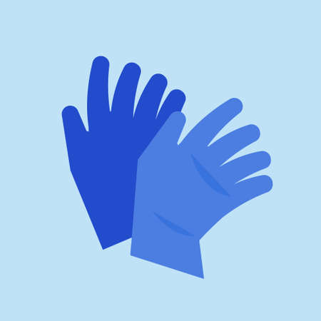 gloves design vector illustration object medical objects and protection body humansのイラスト素材