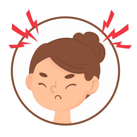 stress design vector illustration medical info badgesのイラスト素材
