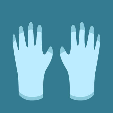 gloves design vector illustration object medical objects and protection body humansのイラスト素材