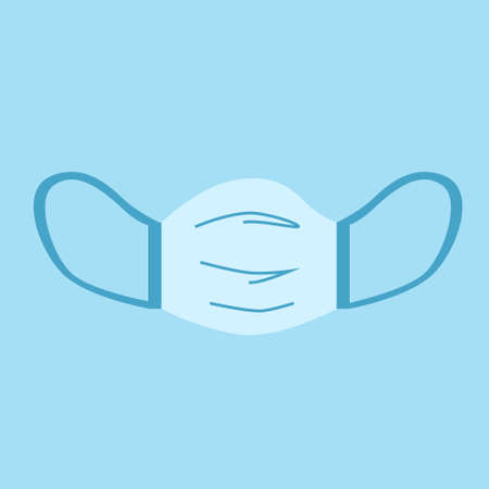 medical mask design vector illustration object medical objects protection body human and equipment protection corona virusのイラスト素材