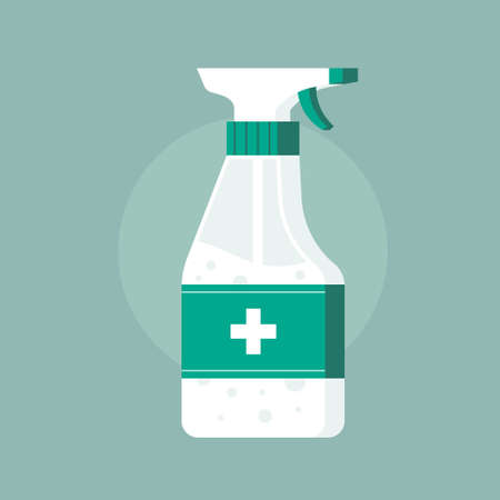 hand sanitizer design vector illustration object medical objects protection body human and equipment protection corona virusのイラスト素材