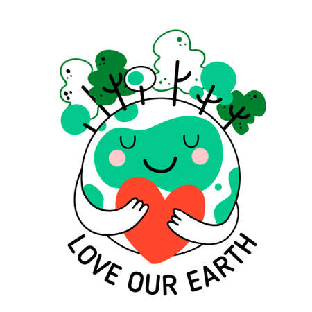 ecology badges hand drawn styles save the world save the animal save the sea go greenのイラスト素材