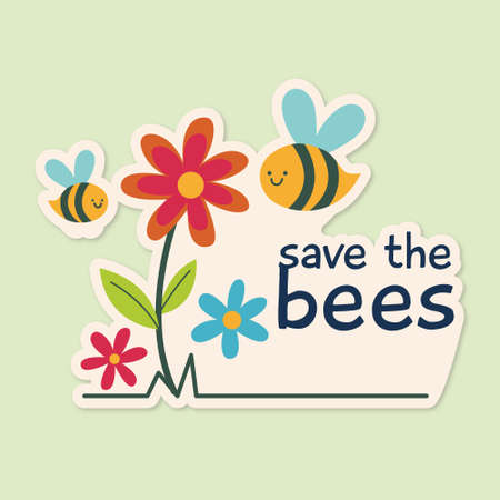 ecology badges hand drawn styles save the world save the animal save the sea go greenのイラスト素材