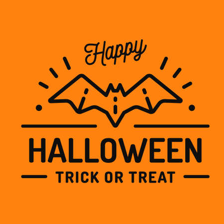 happy halloween badge labels design vector objects illustrationのイラスト素材