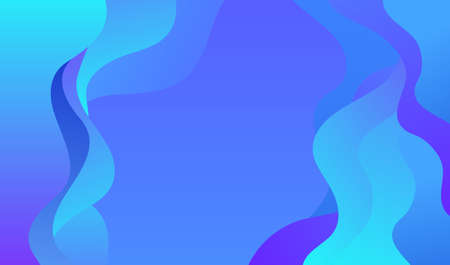 abstract colorful wave fluid background wallpaper design vectorのイラスト素材