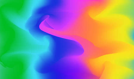 abstract colorful wave fluid background wallpaper design vector