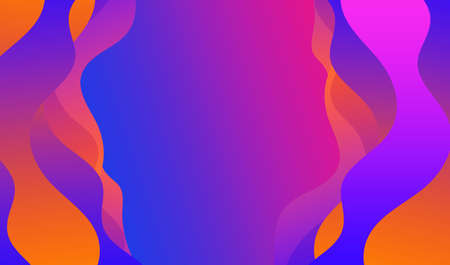 abstract colorful wave fluid background wallpaper design vector