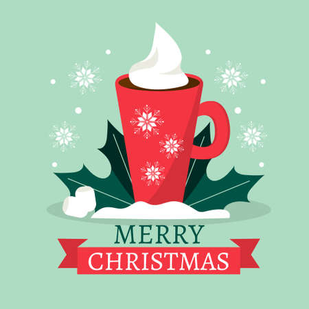 vintage merry christmas badge design vector objectのイラスト素材