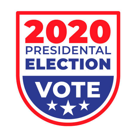 usa president election vote badge