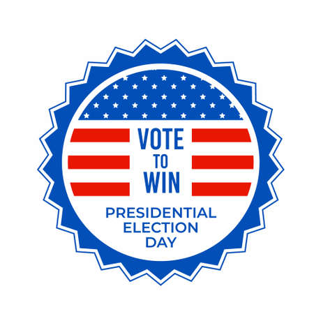 usa president election vote badge