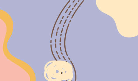 abstract art background with organic color can be used for decorative pictures of the wallのイラスト素材