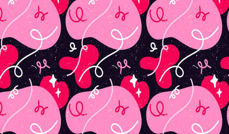 abstract shapes geometric objects art background can be used for decorative pictures of the wall,...