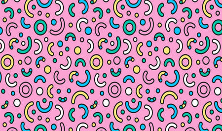 abstract shapes geometric objects art background can be used for decorative pictures of the wall, advertising, printing and cover bookのイラスト素材