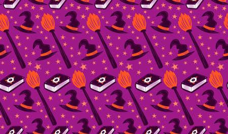 happy halloween banner or party invitation background. vector illustration ideal for banner, web, header, cover, billboard ,brochure, social media, landing pageのイラスト素材