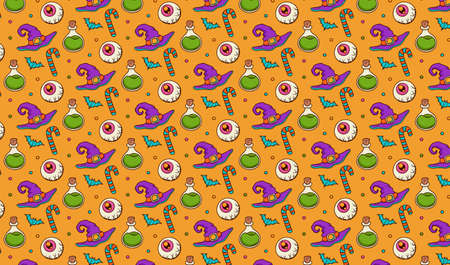 happy halloween banner or party invitation background. vector illustration ideal for banner, web,...