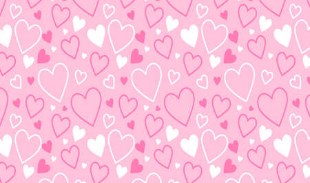 flat heart design background paper art style can be used in cover design, book design, poster, cd...