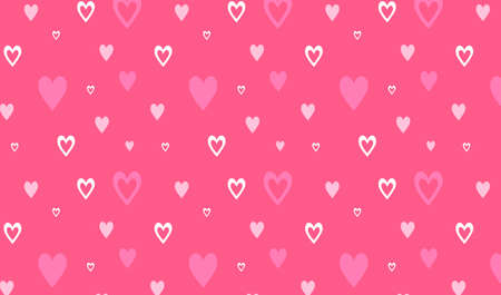 flat heart design background paper art style can be used in cover design, book design, poster, cd...