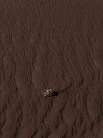 Aerial view of natural sand shape pattern texture dry landscape with rock stone boulder in Valley of the moon Valle de la luna near San Pedro de Atacama desert Northern Chile, South Americaの写真素材