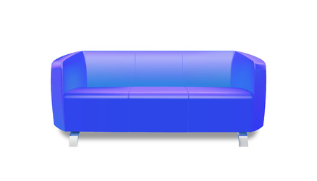 Blue mo sofaのイラスト素材