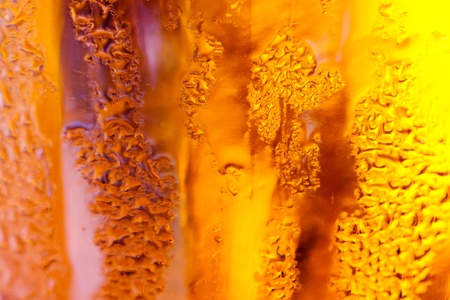 Water drop Condensation on the glassの写真素材