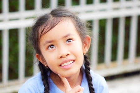 Women are thought to play or do homeworkの写真素材