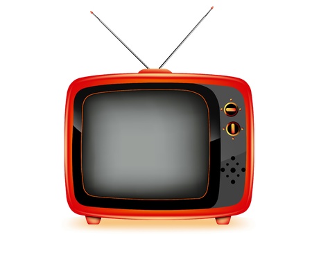 Retro TVのイラスト素材