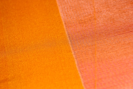 Delicate and beautiful hand woven silkの写真素材