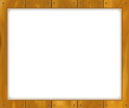 Wooden sign boardのイラスト素材