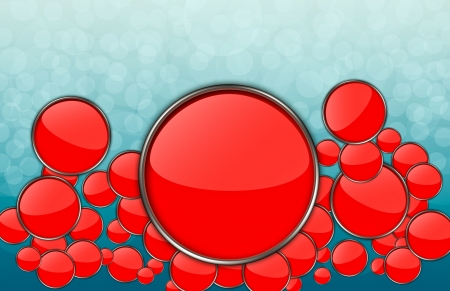 Beautiful red ball wallpaperの写真素材