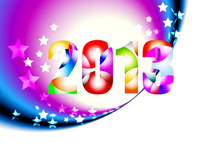 Happy new year colorful backgroundのイラスト素材