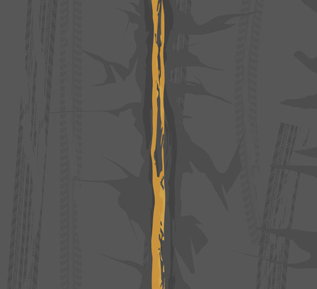 The road surface scene vector transportation backgroundのイラスト素材