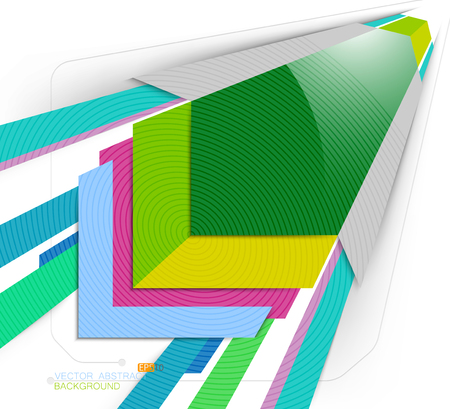 Square abstract colors scene vector on a white backgroundのイラスト素材