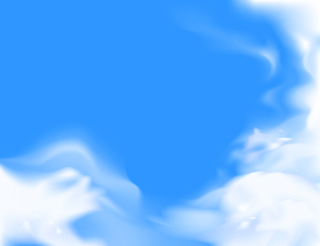 Beautiful cloudscape scene vector nature blue sky backgroundのイラスト素材