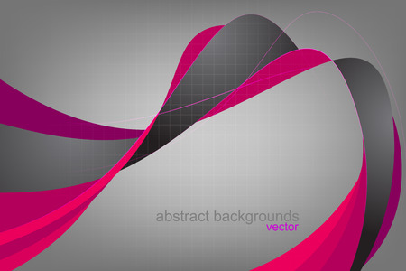 Abstract purple colors curved scene vector wallpaper backgroundのイラスト素材