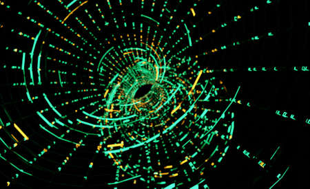 Transparent colors concave on a black 3D rendering wallpaper backgrounds