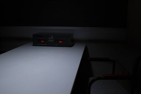 Police Station Custody Interview Room with Recorderの写真素材